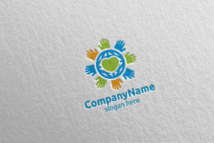 Colorful Children Hand Logo 12: A Playful Brand Asset