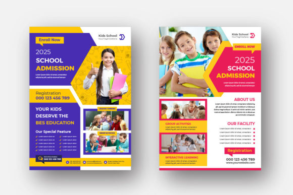 Crafting the Perfect First Impression: The Strategic Value of a Kids School Education Admission Flyer
