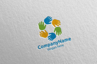 Evaluating the Colorful Children Hand Logo 10 for Educational and Creative Brands