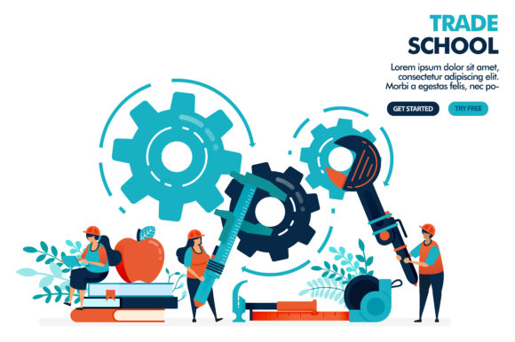 Illustration of Repair Learning: Visualizing the Path to Vocational Mastery