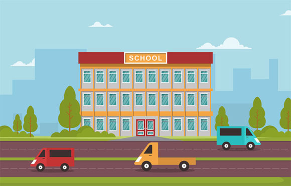 School Education Building Street Outdoor: Visualizing Modern Learning Environments