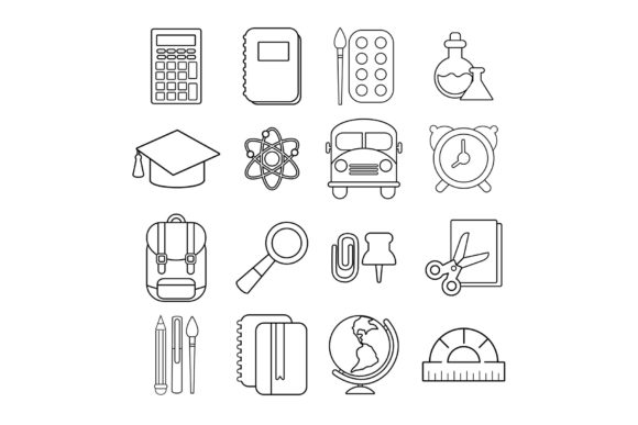 School Education Icons Set: A Practical Guide to Choosing and Using Vector Assets
