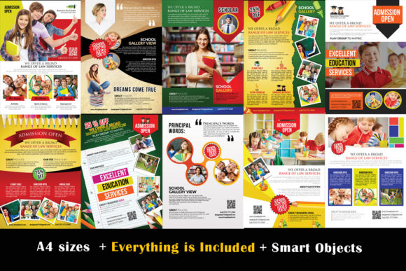 Streamlining School Communication with the School Education 10 Flyers Bundle