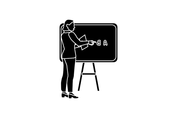 Teacher Education in School Black Color