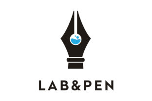 Tube Lab Pen Research Chemistry Logo Design