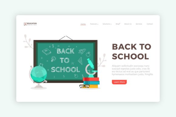 Website Illustration - School Education: A Practical Asset for Modern Digital Creators